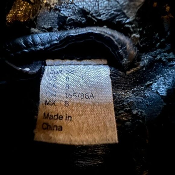 H&M Vintage Leather Jacket  - Picture 6 of 7